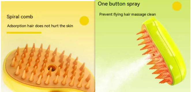 Massage Hairbrush β Pet Grooming Comb (Plastic)