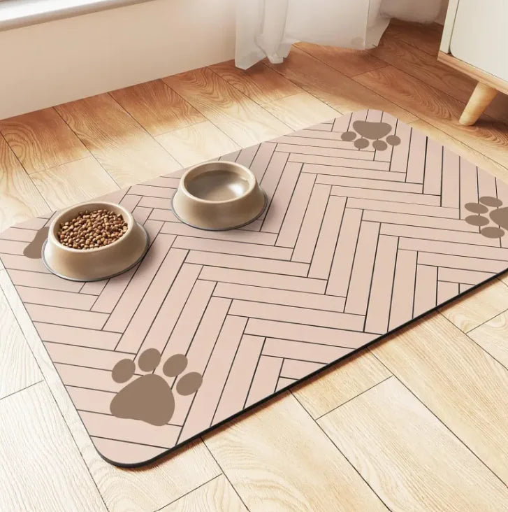Quick-Dry Pet Feeding Mat β Waterproof Anti-Slip Design