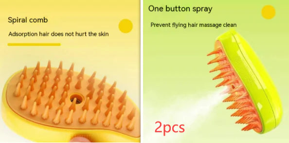 Massage Hairbrush β Pet Grooming Comb (Plastic)