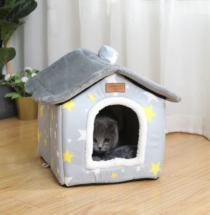 Warm Closed Dog Kennel β Indoor Cloth Pet House