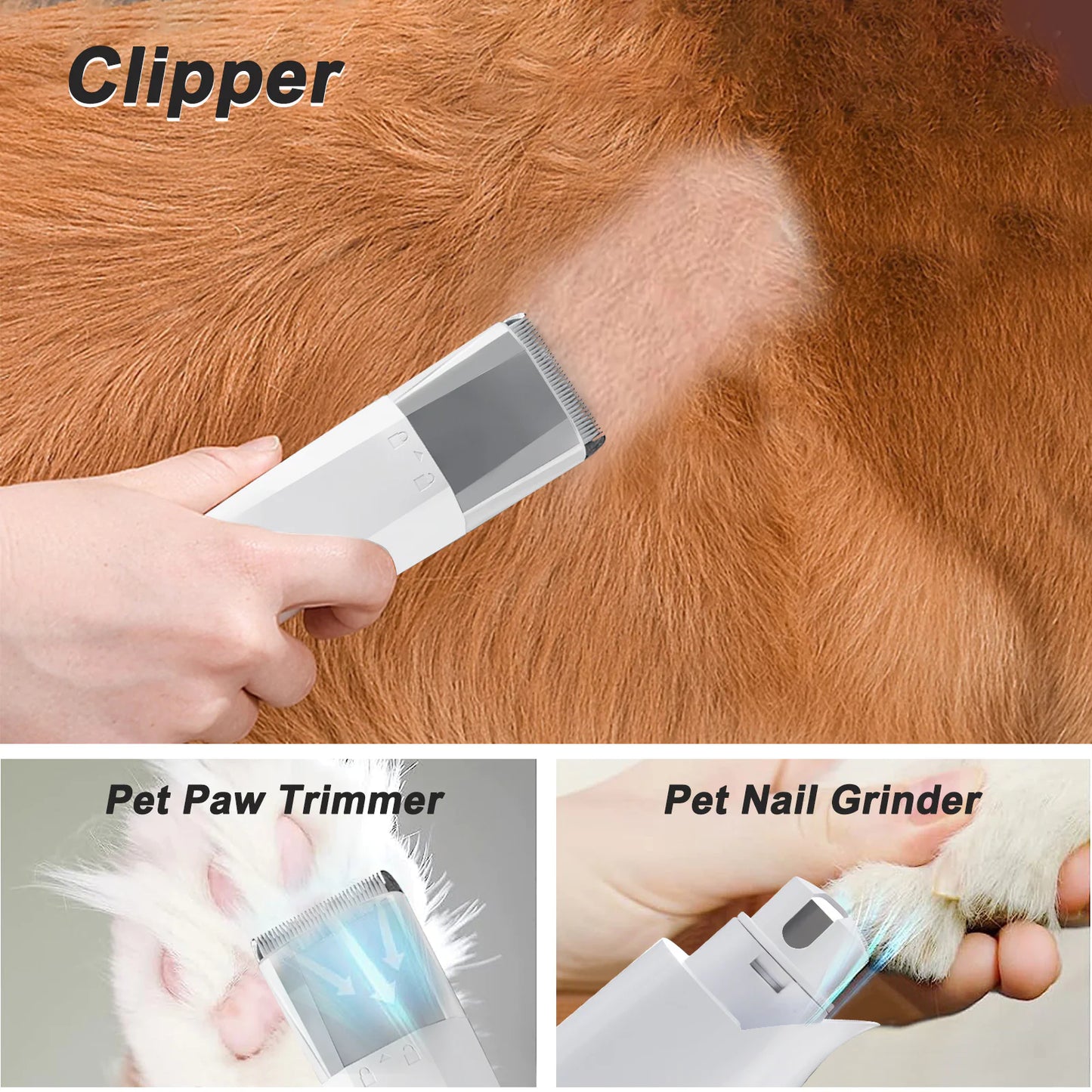 7-in-1 Vacuum Grooming Kit – Dog & Cat Hair Removal Tool