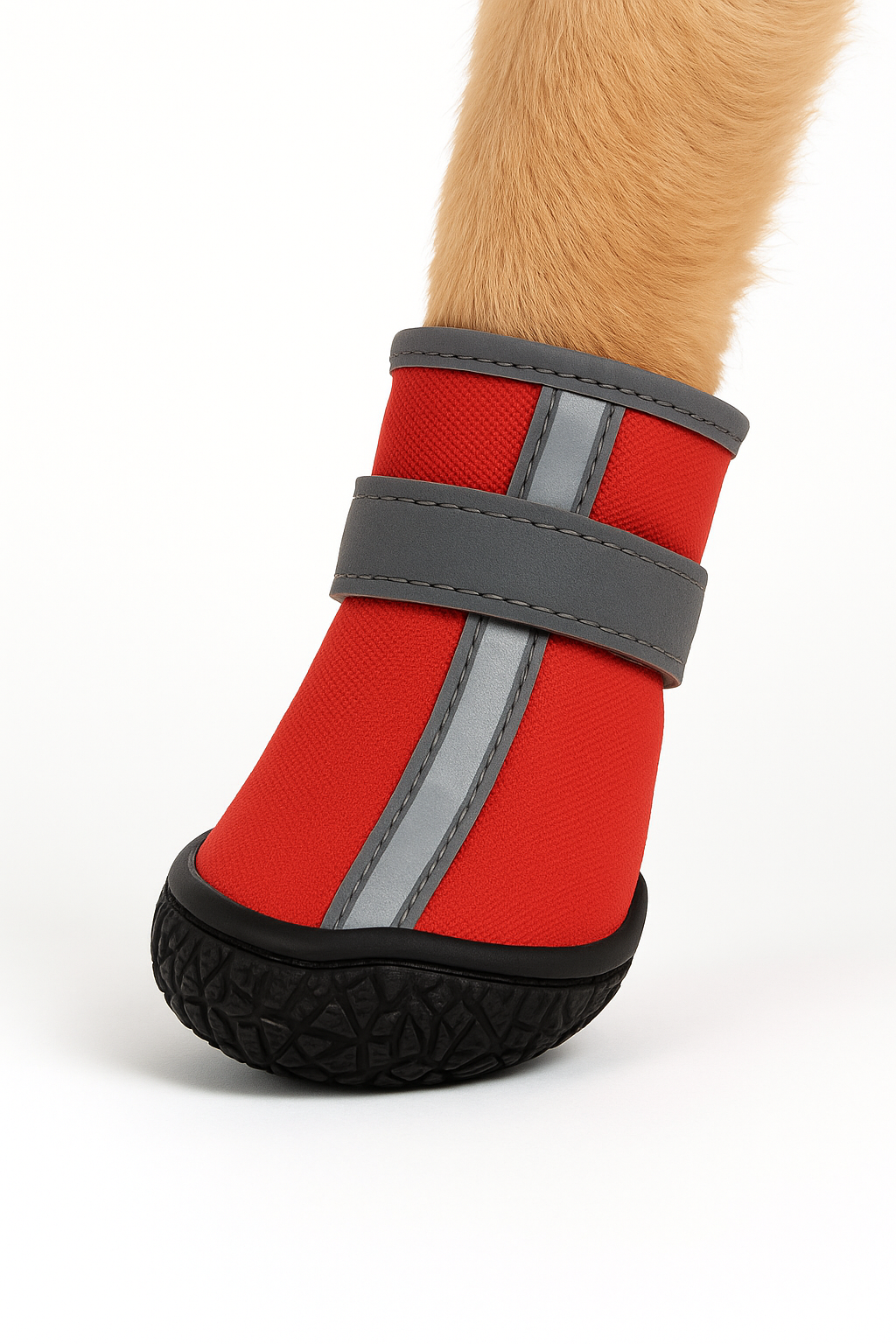 🐾 WoofGuard™ Waterproof Dog Shoes – Non-Slip Premium Outdoor Boots with Reflective Straps (Sizes 4)