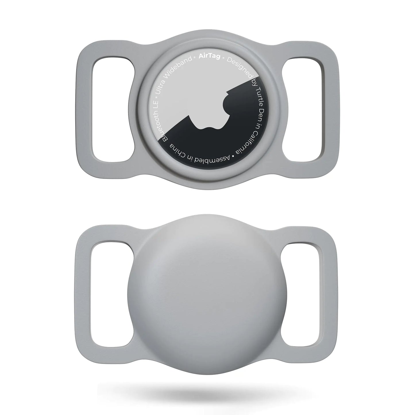Turtle Den™ Airtag Dog Collar Holder – Waterproof & Secure Pet Tracker