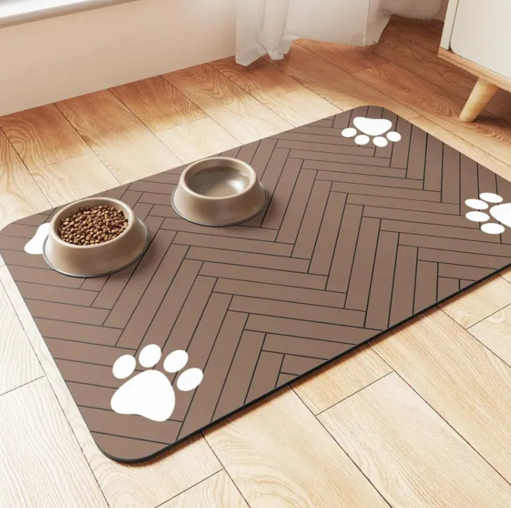 Quick-Dry Pet Feeding Mat β Waterproof Anti-Slip Design
