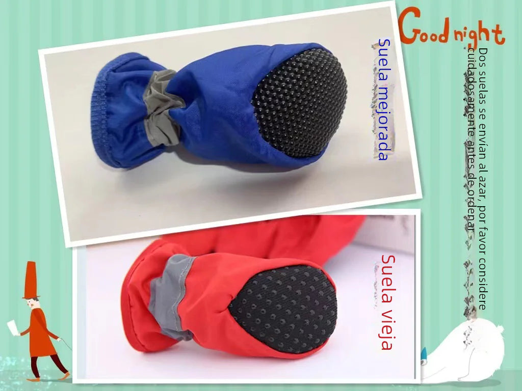 Teddy Dog Waterproof Booties β Non-Slip Pet Shoes