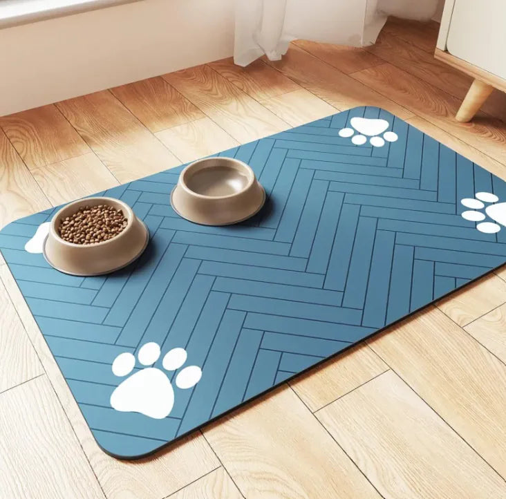 Quick-Dry Pet Feeding Mat β Waterproof Anti-Slip Design