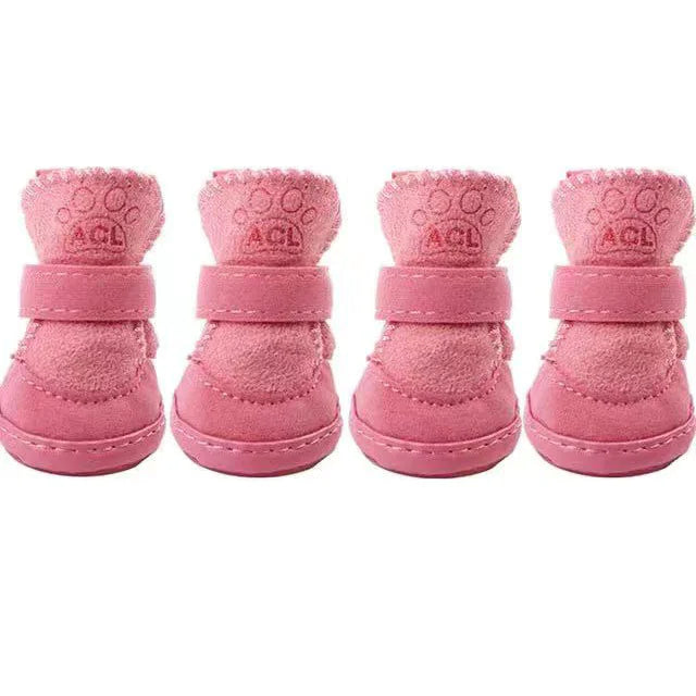 Cozy Cotton Pet Shoes β Non-Slip Winter Boots