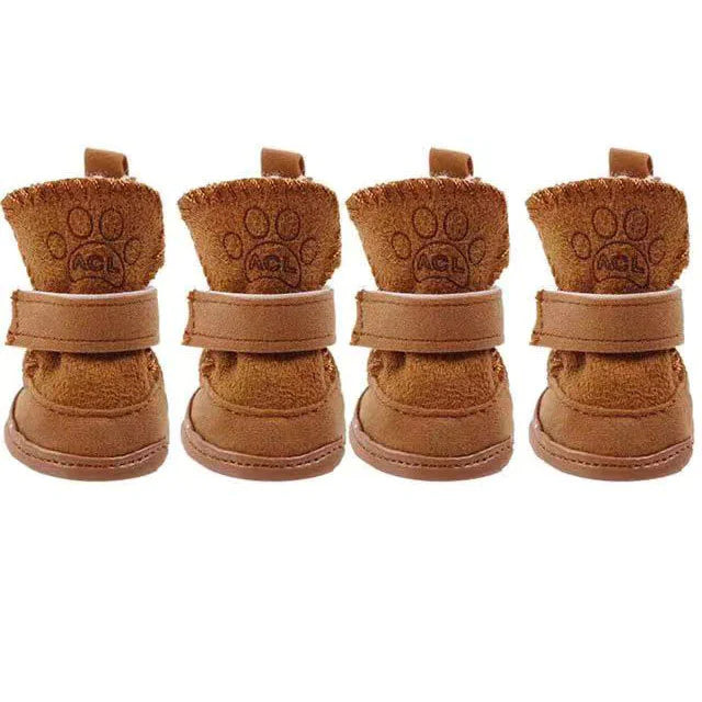 Cozy Cotton Pet Shoes β Non-Slip Winter Boots