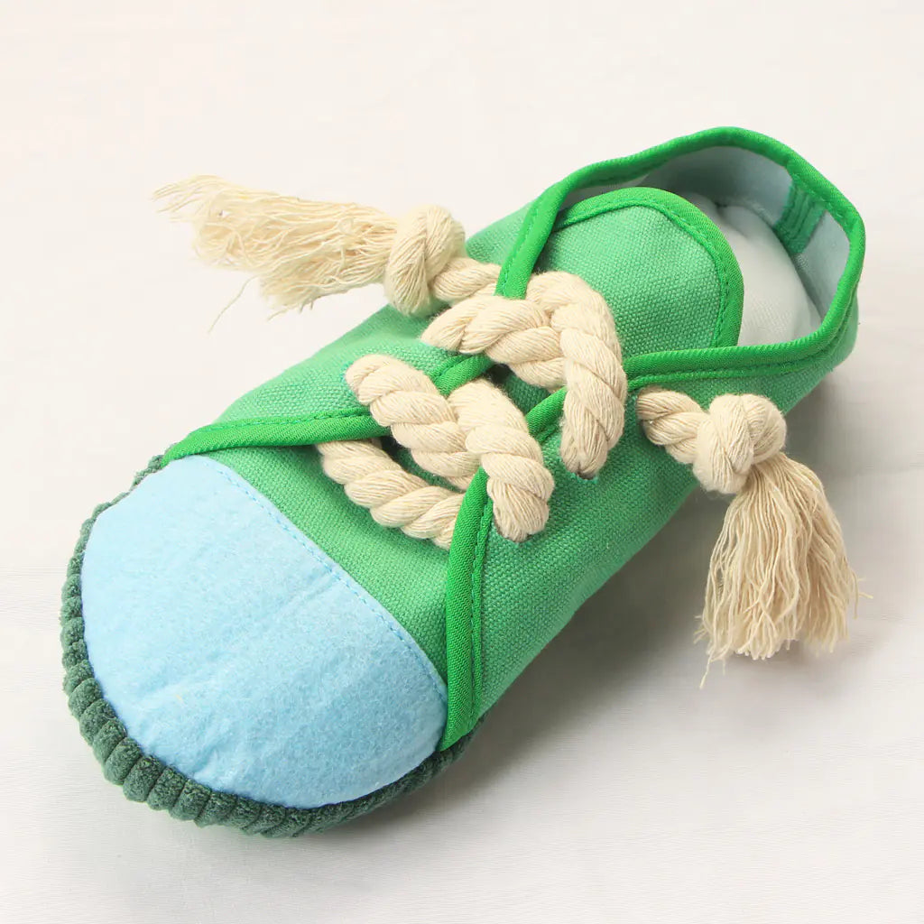 Pet Canvas Shoe Toy β Interactive Sound Play
