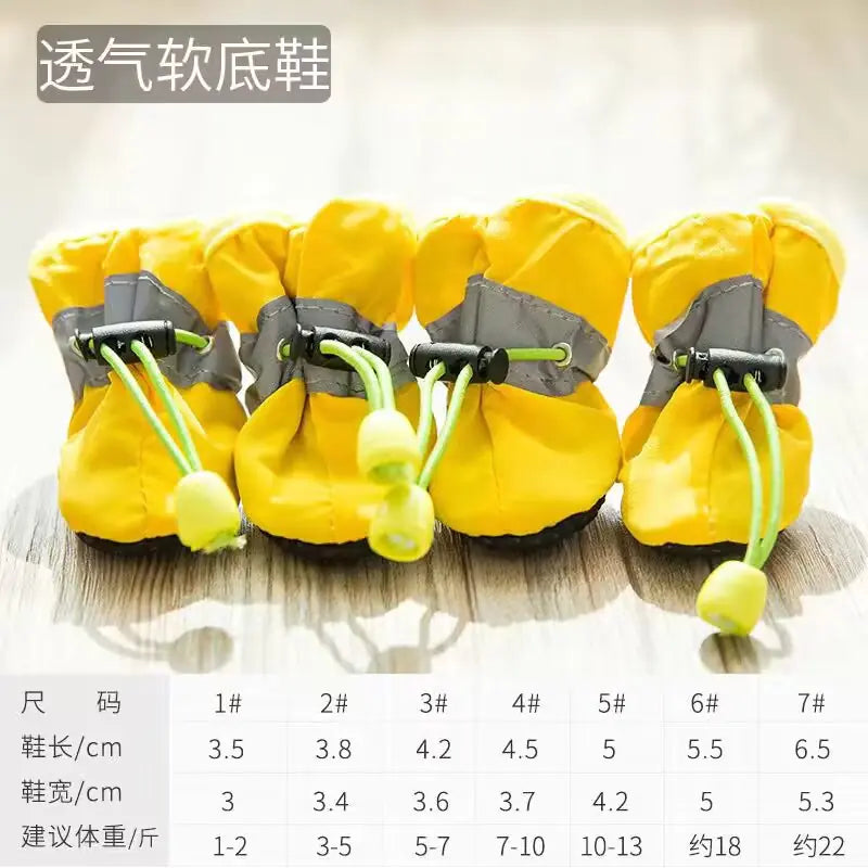 Teddy Dog Waterproof Booties β Non-Slip Pet Shoes