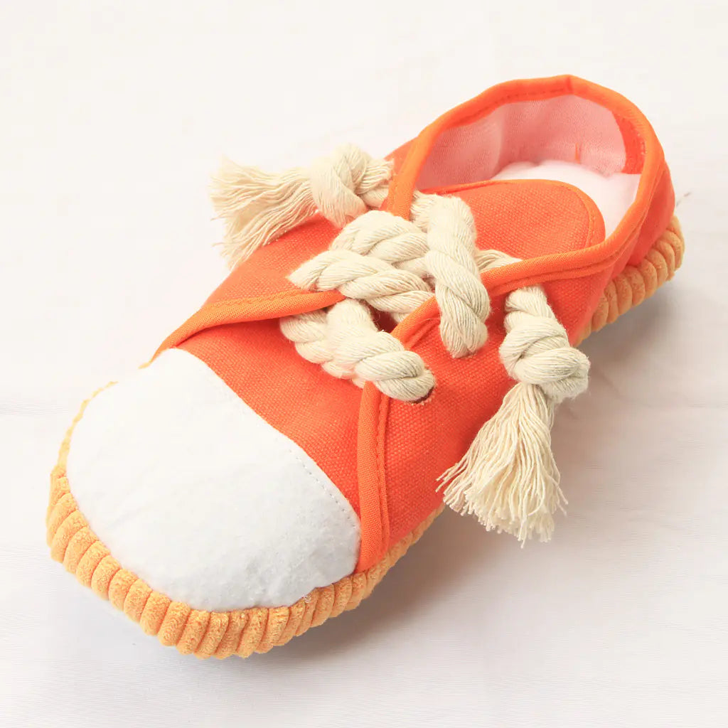 Pet Canvas Shoe Toy β Interactive Sound Play