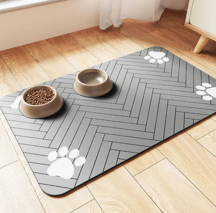 Quick-Dry Pet Feeding Mat β Waterproof Anti-Slip Design