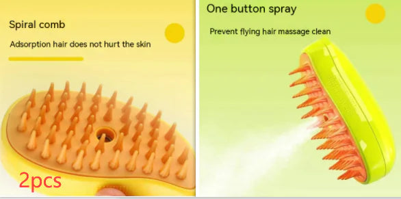 Massage Hairbrush β Pet Grooming Comb (Plastic)