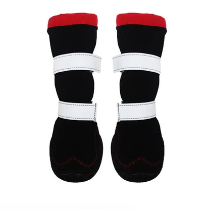 Waterproof Winter Pet Boots – Warm Plush Shoes