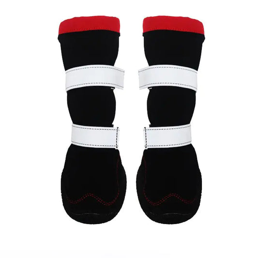 Waterproof Winter Pet Boots – Warm Plush Shoes