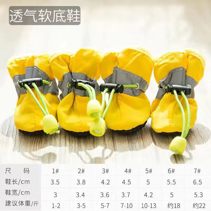 Teddy Dog Waterproof Booties – Non-Slip Pet Shoes