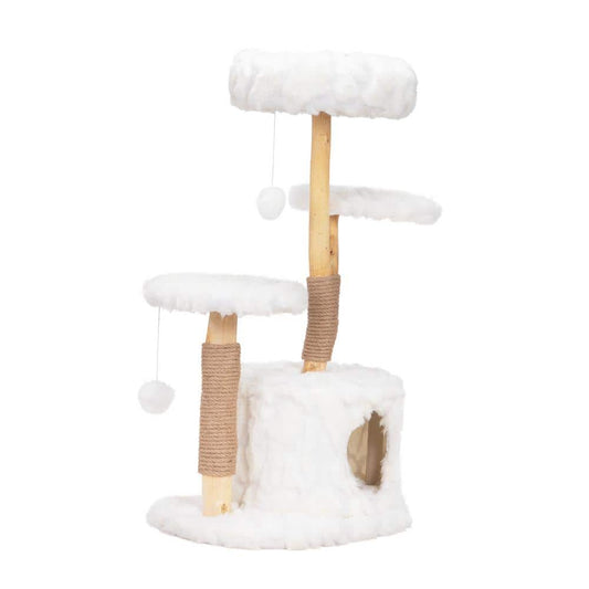 Chic Feline Tower – Modern Luxury for Your Cat