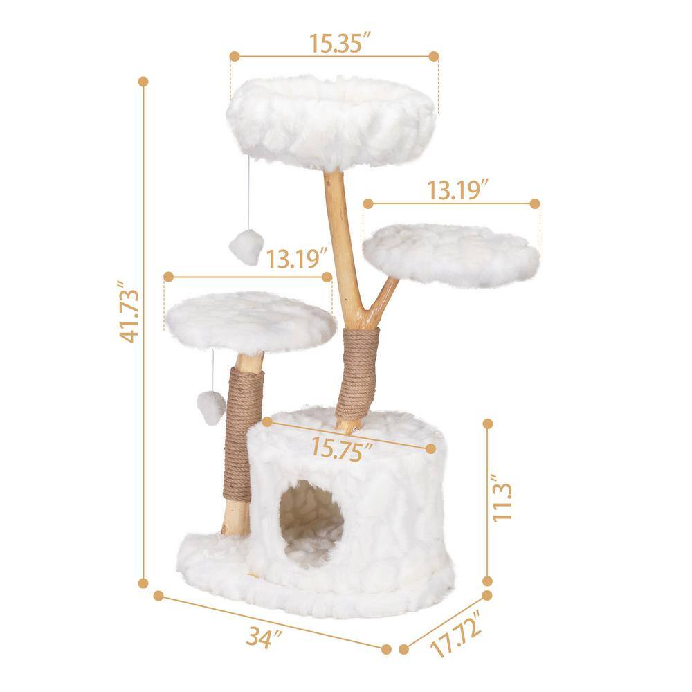 Chic Feline Tower – Modern Luxury for Your Cat