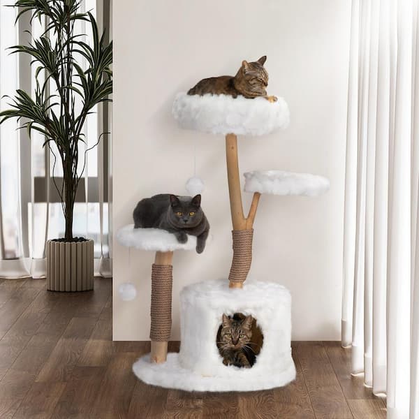 Chic Feline Tower – Modern Luxury for Your Cat