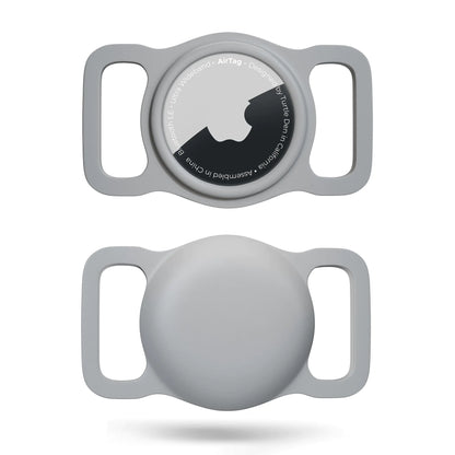 Turtle Den™ Airtag Dog Collar Holder – Waterproof & Secure Pet Tracker
