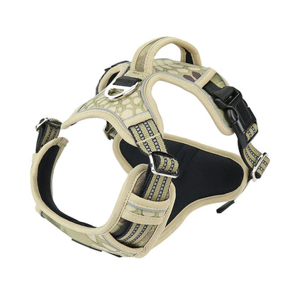 Durable Waterproof Pet Harness – Reflective Oxford Vest with Handle (All Sizes)