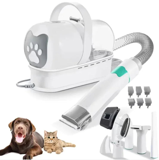 7-in-1 Vacuum Grooming Kit – Dog & Cat Hair Removal Tool