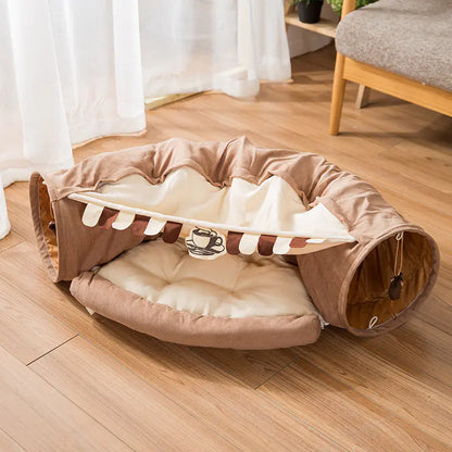 Feline Fun House: Cat Tunnel & Nest