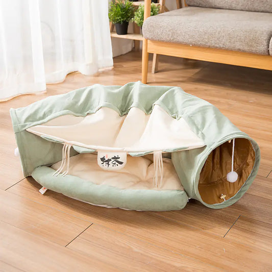 Feline Fun House: Cat Tunnel & Nest