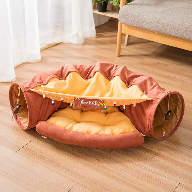 Feline Fun House: Cat Tunnel & Nest
