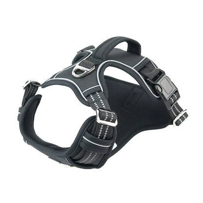 Durable Waterproof Pet Harness – Reflective Oxford Vest with Handle (All Sizes)