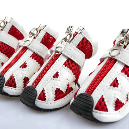 Cool Sport Pet Shoes – Breathable Mesh High Boot